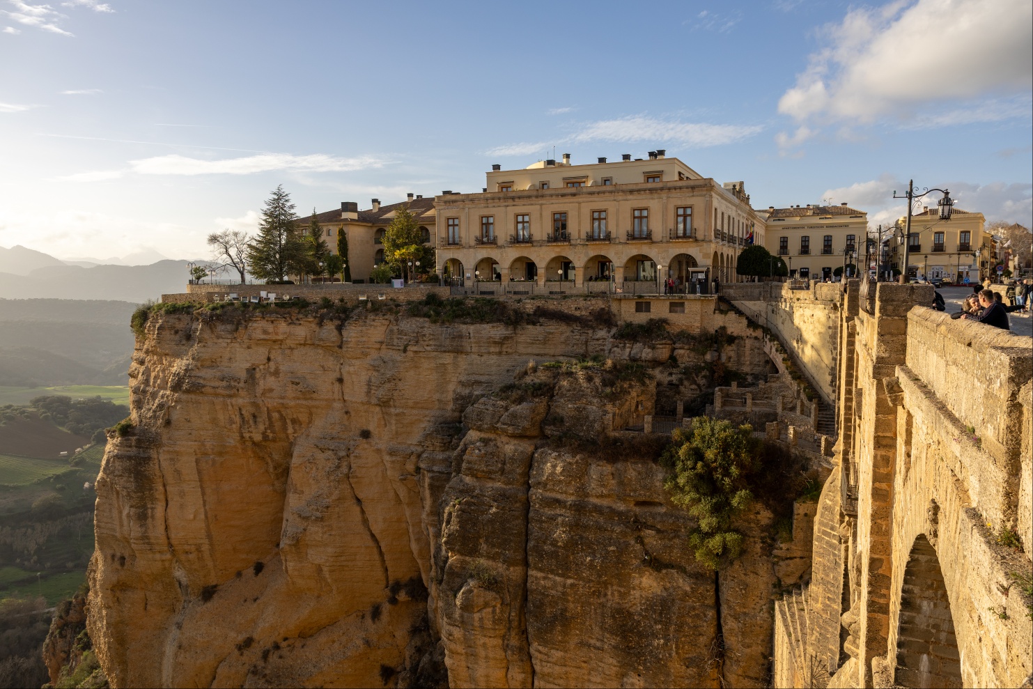 Ronda cliff panoramic view
